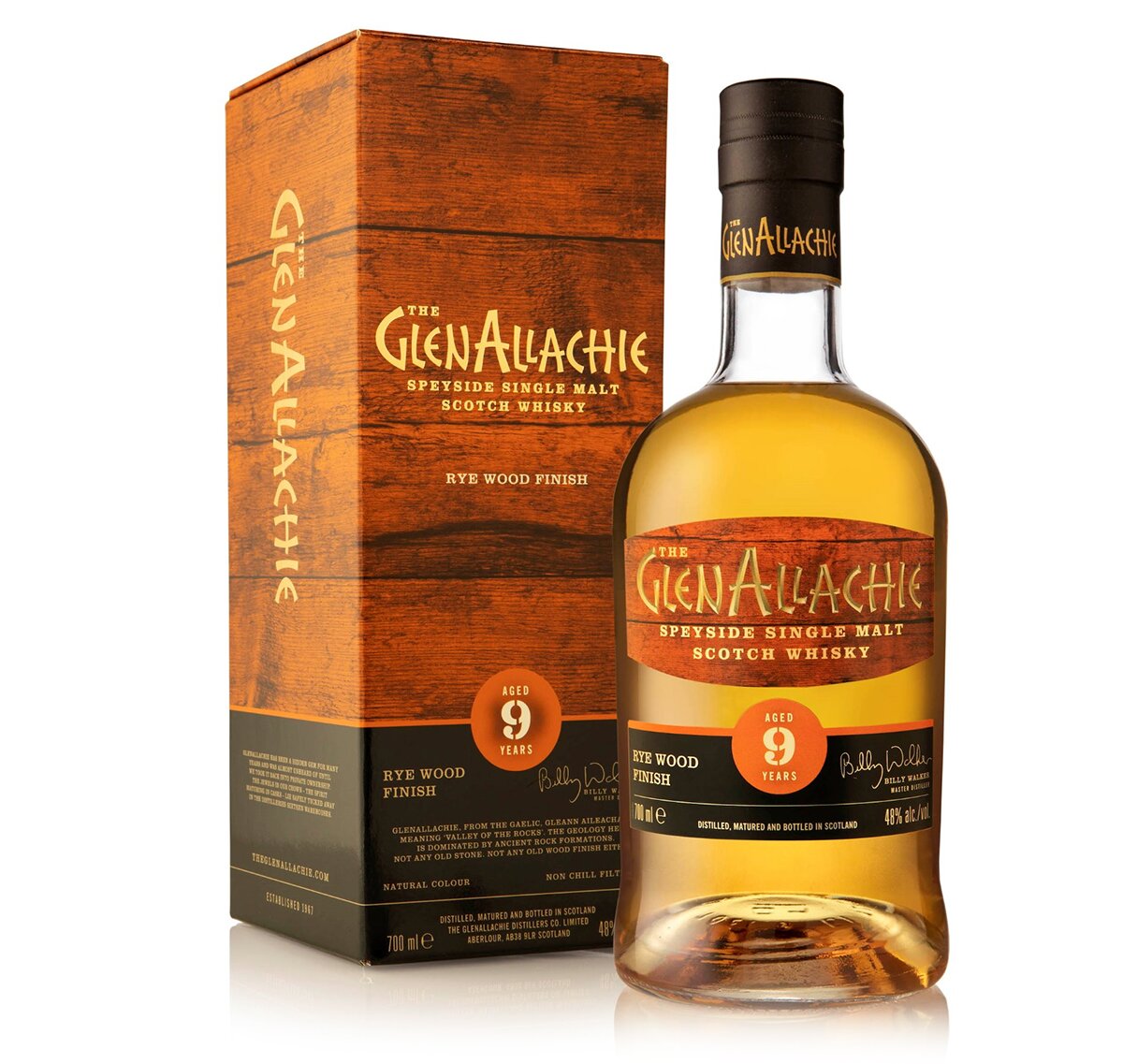 The GlenAllachie 9 Year Old Rye Wood Finish